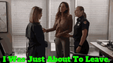 Station19 Carina Deluca GIF - Station19 Carina Deluca I Was Just About To Leave GIFs