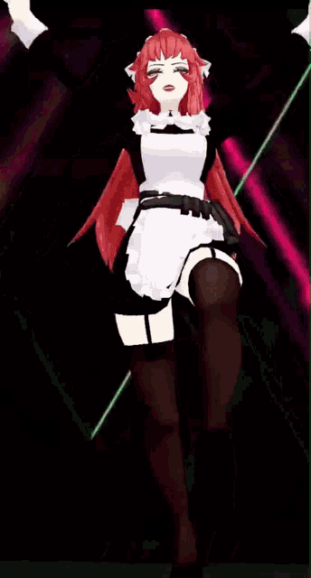 Zentreya Sad Cat Dance (Maid Outfit Edition) 