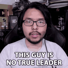 This Guy Is No True Leader Yongyea GIF - This Guy Is No True Leader Yongyea Hes Not A True Leader GIFs
