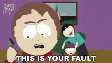 This Is Your Fault Sharon Marsh GIF - This Is Your Fault Sharon Marsh Randy Marsh GIFs