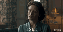 I See Claire Foy GIF - I See Claire Foy Queen Elizabeth Ii GIFs