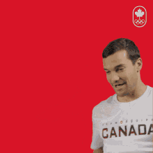 Dabbing Matthew Sarmento GIF - Dabbing Matthew Sarmento Team Canada GIFs