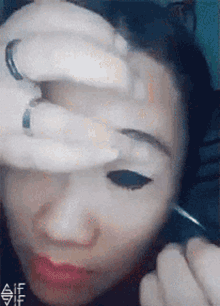 Asian Makeup GIF