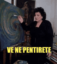 Ahì Painting GIF - Ahì Painting Ve Ne Pentirete GIFs