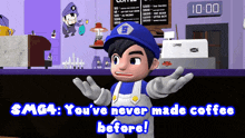 Smg4 Youve Never Made Coffee Before GIF - Smg4 Youve Never Made Coffee Before Coffee GIFs