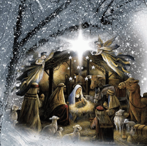 Christmas Story Nativity GIF – Christmas Story Nativity Birth Of Christ
