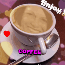 Coffee Smiling GIF - Coffee Smiling Enjoy Coffee GIFs