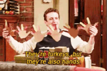 Also Hands GIF - Marshall Thanksgiving Himym GIFs