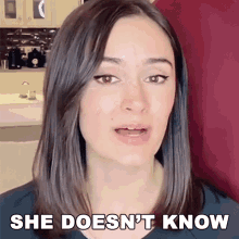 She Doesnt Know Ashleigh Ruggles GIF - She Doesnt Know Ashleigh Ruggles The Law Says What GIFs