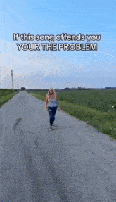 Walking Offended GIF - Walking Offended Blonde GIFs