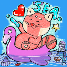 I Love Sea Pampufleandfriends GIF - I Love Sea Pampufleandfriends Pampufle And Friends GIFs
