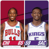 Chicago Bulls (65) Vs. Sacramento Kings (59) Half-time Break GIF - Nba Basketball Nba 2021 GIFs