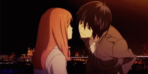 Anime Kiss GIF - Anime Kiss Romance - Discover & Share GIFs