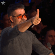 Thumbs Up Simon Cowell GIF - Thumbs Up Simon Cowell Britain'S Got Talent GIFs