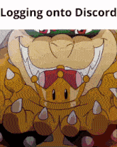 Logging On To Discord Bowsette GIF