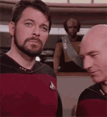 Star Trek Picard GIF - Star Trek Picard Riker GIFs