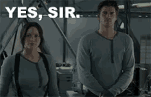 Yes, Sir. GIF - Hungergames Yes Affirmative GIFs