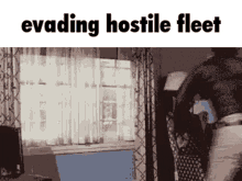 evading hostile