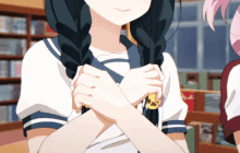 Sumireko Sanshokuin Anime GIF - Sumireko Sanshokuin Anime Wink GIFs