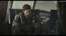 Chris Redfield Re5 GIF - Chris Redfield Re5 Re5ending GIFs