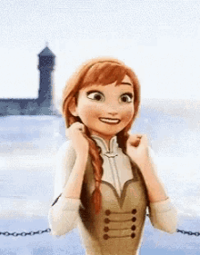 Frozen Excited GIF