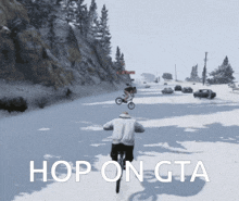Hop On Gta Gta5 GIF - Hop On Gta Gta5 Im Out GIFs