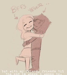 Felix And Lizzie Are Bffs 4 Life Best Friends GIF