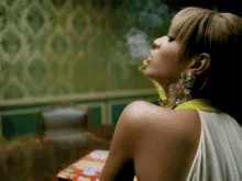 Beyonce Smoking GIF