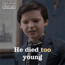 He Died Too Young Mark GIF - He Died Too Young Mark Son Of A Critch GIFs