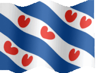 Timboulder Friesland Sticker - Timboulder Friesland Friesland Vlag Stickers