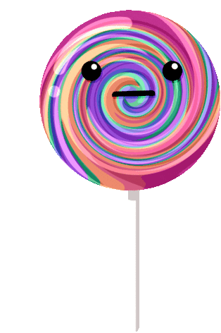 Lollipop Candy Sticker - Lollipop Candy Stickers
