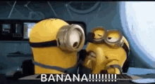 Banana Minions GIF - Banana Minions Fight GIFs