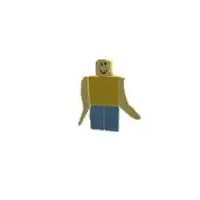two cartoon characters are standing next to each other on a white background .