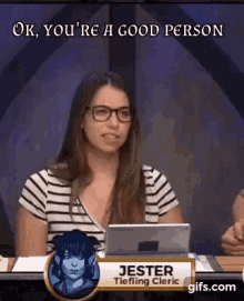 critical role leigh574 laura bailey good person youre a good person