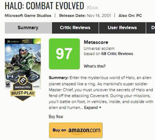 Halo - Metacritic