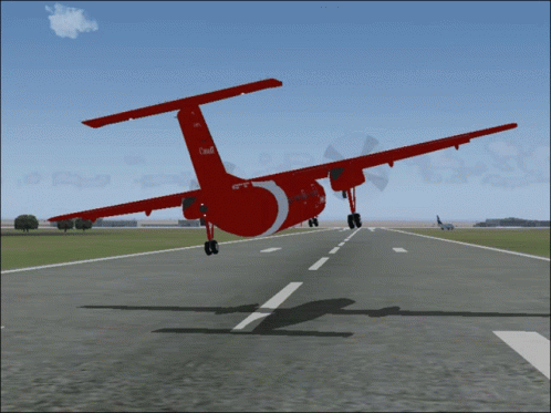 Cartoon Plane Landing GIFs | Tenor
