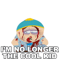 Im No Longer The Cool Kid Eric Cartman Sticker - Im No Longer The Cool Kid Eric Cartman Season12ep09 Stickers