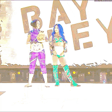 Sasha Banks Womens Tag Team Champions GIF - Sasha Banks Womens Tag Team Champions Bayley GIFs