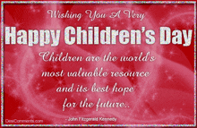 Happy Children'S Day Greetings GIF - Happy Children'S Day Greetings Glitter GIFs