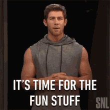 Its Time For The Fun Stuff Nick Jonas GIF - Its Time For The Fun Stuff Nick Jonas Saturday Night Live GIFs