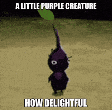 A Little Purple Creature How Delightful GIF