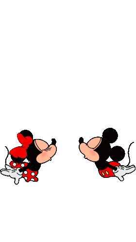 Love Mickey Mouse Sticker - Love Mickey mouse Minnie mouse - Discover &  Share GIFs