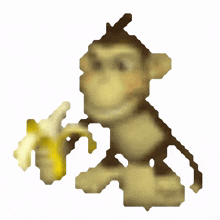 macaco comendo banana