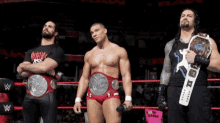 Roman Reigns Seth Rollins GIF - Roman Reigns Seth Rollins Jason Jordan GIFs