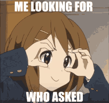 who asked k on yui anime anime girl