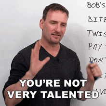 You'Re Not Very Talented Adam GIF - You'Re Not Very Talented Adam Engvid GIFs