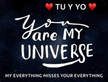 You Are My Universe GIF - You Are My Universe Stars GIFs