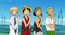 One Piece Stop GIF