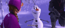 Olaf Frozen GIF - Olaf Frozen And You Are GIFs