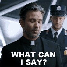 What Can I Say Father Chuck GIF - What Can I Say Father Chuck Blood And Treasure GIFs